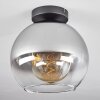 Koyoto  Plafondlamp Glas 25 cm Duidelijk, Rookkleurig, 1-licht