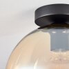 Koyoto  Plafondlamp Glas 25 cm Amber, 1-licht