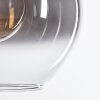 Koyoto  Plafondlamp Glas 30 cm Duidelijk, Rookkleurig, 1-licht