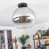 Koyoto  Plafondlamp Glas 30 cm Duidelijk, Rookkleurig, 1-licht