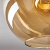 Koyoto  Plafondlamp Glas 30 cm Amber, 1-licht