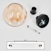 Koyoto  Plafondlamp Glas 20 cm Amber, 1-licht