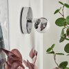 Sanchequias Muurlamp LED Chroom, 1-licht, Afstandsbediening, Kleurwisselaar