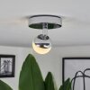 iDual Olivine Plafondlamp LED Chroom, 1-licht, Afstandsbediening, Kleurwisselaar