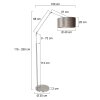Steinhauer Prestige Chic Staande lamp Staal geborsteld, 1-licht