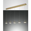 Fabas Luce Dunk Hanglamp LED Messing, 5-lichts