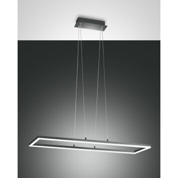 Fabas Luce Bard Hanglamp LED Antraciet, 1-licht