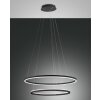 Fabas Luce Giotto Hanglamp LED Zwart, 2-lichts