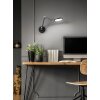 Fabas Luce Regina Muurlamp LED Zwart, 1-licht