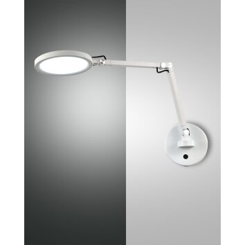 Fabas Luce Regina Muurlamp LED Wit, 1-licht