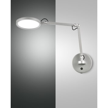 Fabas Luce Regina Muurlamp LED Aluminium, 1-licht