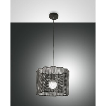 Fabas Luce Glicine Hanglamp Zwart, 1-licht