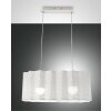 Fabas Luce Glicine Hanglamp Wit, 2-lichts