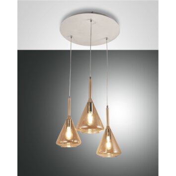 Fabas Luce Tris Hanglamp Wit, 3-lichts
