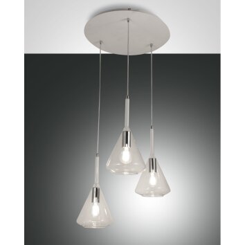 Fabas Luce Tris Hanglamp Wit, 3-lichts