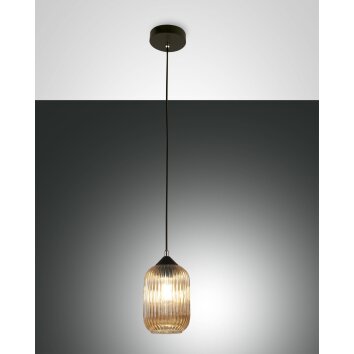 Fabas Luce Aston Hanglamp Zwart, 1-licht