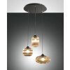Fabas Luce Nordal Hanglamp Zwart, 3-lichts