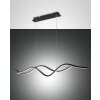 Fabas Luce Sinuo Hanglamp LED Zwart, 2-lichts