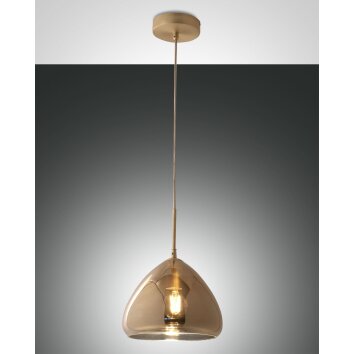 Fabas Luce Glow Hanglamp Messing, 1-licht