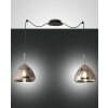 Fabas Luce Glow Hanglamp Zwart, 2-lichts