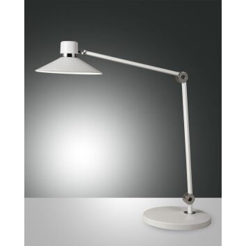 Fabas Luce Panarea Tafellamp LED Wit, 1-licht