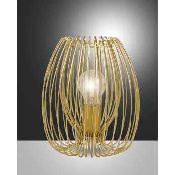 Fabas Luce Camp Tafellamp Goud, 1-licht