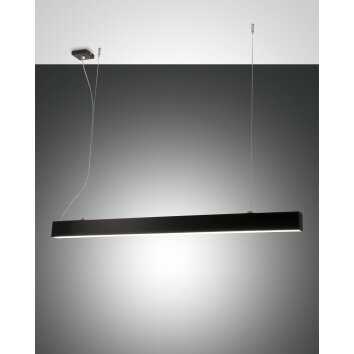Fabas Luce Next Hanglamp LED Zwart, 2-lichts