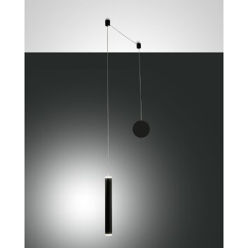 Fabas Luce Prado Hanglamp LED Zwart, 1-licht