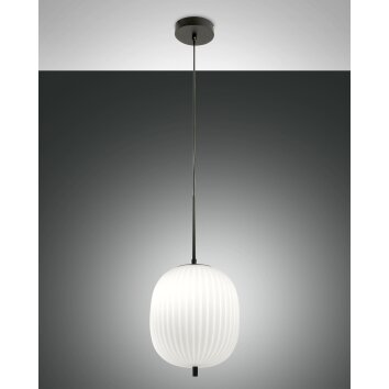 Fabas Luce Domizia Hanglamp Zwart, 1-licht