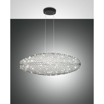 Fabas Luce Sumter Hanglamp LED Zwart, 1-licht