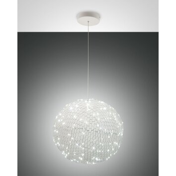 Fabas Luce Sumter Hanglamp LED Wit, 1-licht