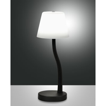 Fabas Luce Ibla Tafellamp LED Zwart, 1-licht