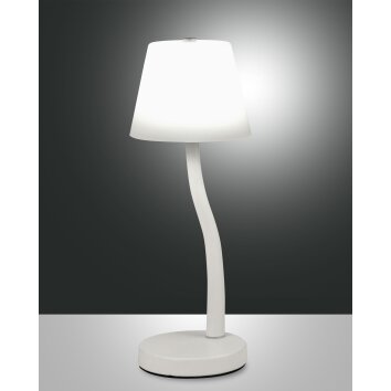 Fabas Luce Ibla Tafellamp LED Wit, 1-licht