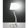 Fabas Luce Ibla Tafellamp LED Nikkel mat, 1-licht