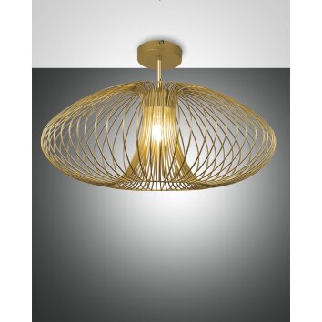 Fabas Luce Fassa Plafondlamp Goud, 1-licht