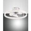 Fabas Luce Relais plafondventilator LED Wit, 1-licht