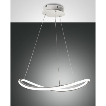 Fabas Luce Tirreno Hanglamp LED Wit, 1-licht