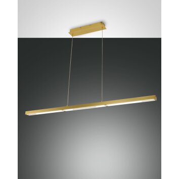 Fabas Luce Ling Hanglamp LED Messing, 1-licht