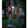 Fabas Luce Blend Tafellamp voor buiten LED Hout donker, 1-licht