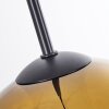 Koyoto  Plafondlamp Glas 20 cm Goud, Duidelijk, 3-lichts
