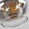 Koyoto  Plafondlamp Glas 20 cm Duidelijk, Rookkleurig, 1-licht