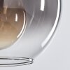 Koyoto  Plafondlamp Glas 20 cm Duidelijk, Rookkleurig, 3-lichts