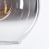 Koyoto  Hanger Glas 20 cm, 25 cm, 30cm Duidelijk, Rookkleurig, 3-lichts