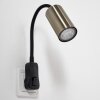 Javel Stopcontact lamp Zwart, 1-licht