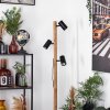 Arbrentin Staande lamp Natuurlijke kleuren, Zwart, 3-lichts