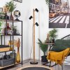 Arbrentin Staande lamp Natuurlijke kleuren, Zwart, 3-lichts