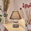 Palmela Tafellamp Grijs, Wit, 1-licht