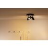 Philips WiZ IMAGEO Plafondlamp LED Zwart, 3-lichts, Kleurwisselaar
