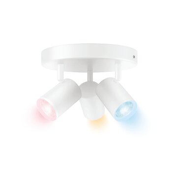 Philips WiZ IMAGEO Plafondlamp LED Wit, 3-lichts, Kleurwisselaar