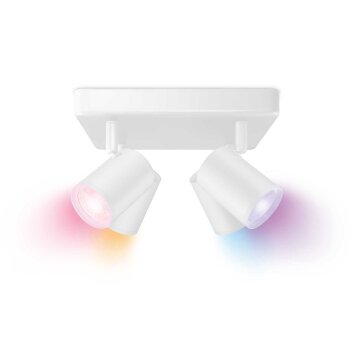 Philips WiZ IMAGEO Plafondlamp LED Wit, 4-lichts, Kleurwisselaar